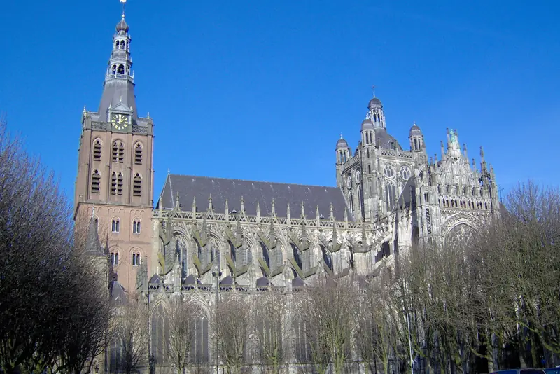 De Sint-Jan in 's-Hertogenbosch, gezien vanaf de zijkant